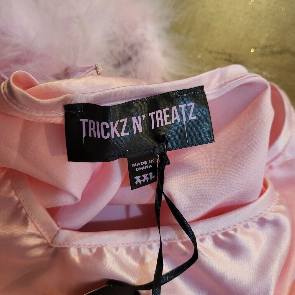 Trickz n Treats Dolls Kill Pink Angel Costume XXL - Picture 3 of 6
